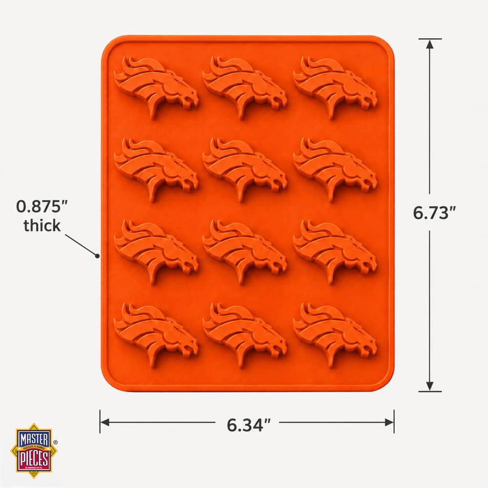 Denver Broncos Silicone Ice Cube Tray