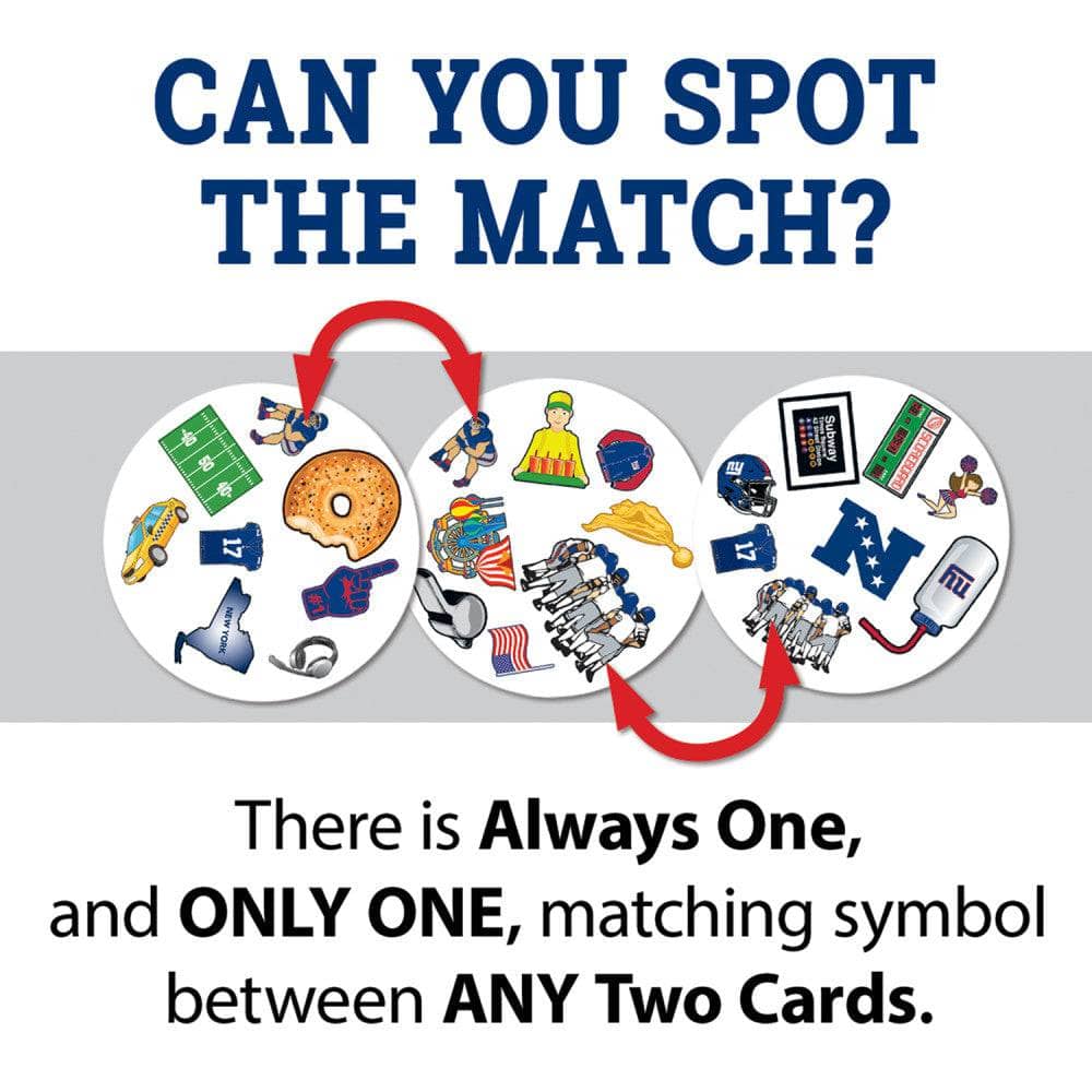 New York Giants Spot It! Card Game
