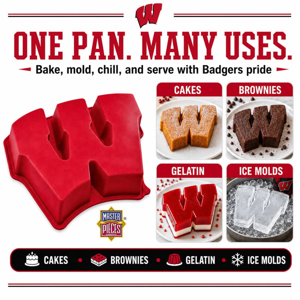 Wisconsin Badgers Officially Licensed Cake Pan