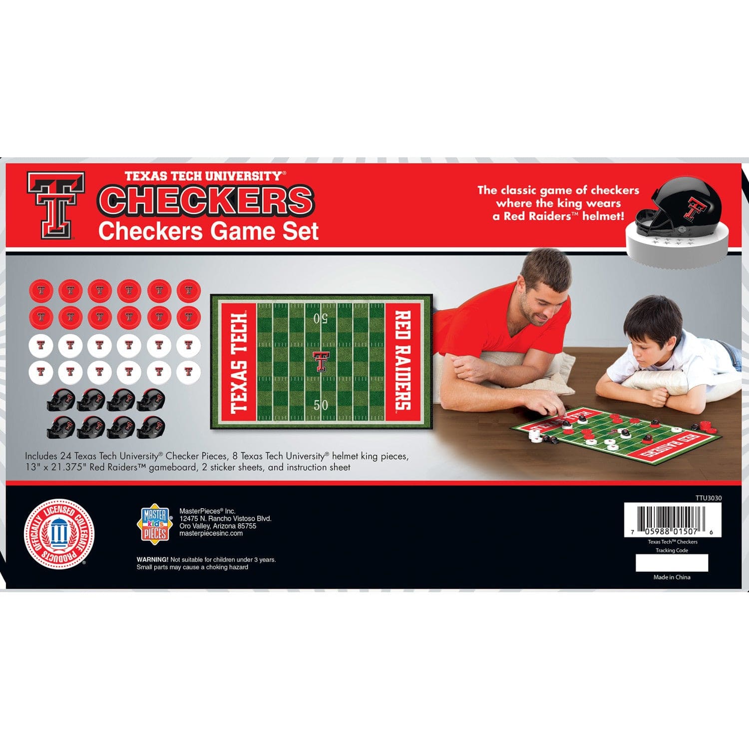 Texas Tech Red Raiders Checkers Game Set - Sports Gifts, Sports Memorabilia, Sports Collectibles, Fan Shop