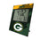 Green Bay Packers Color Block Wall Clock