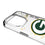 Green Bay Packers Confetti Clear Phone Case for Apple iPhone