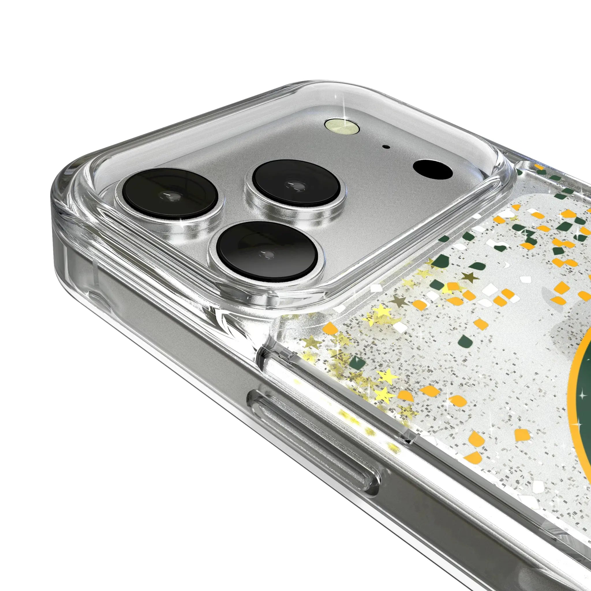 Green Bay Packers Confetti Glitter Phone Case