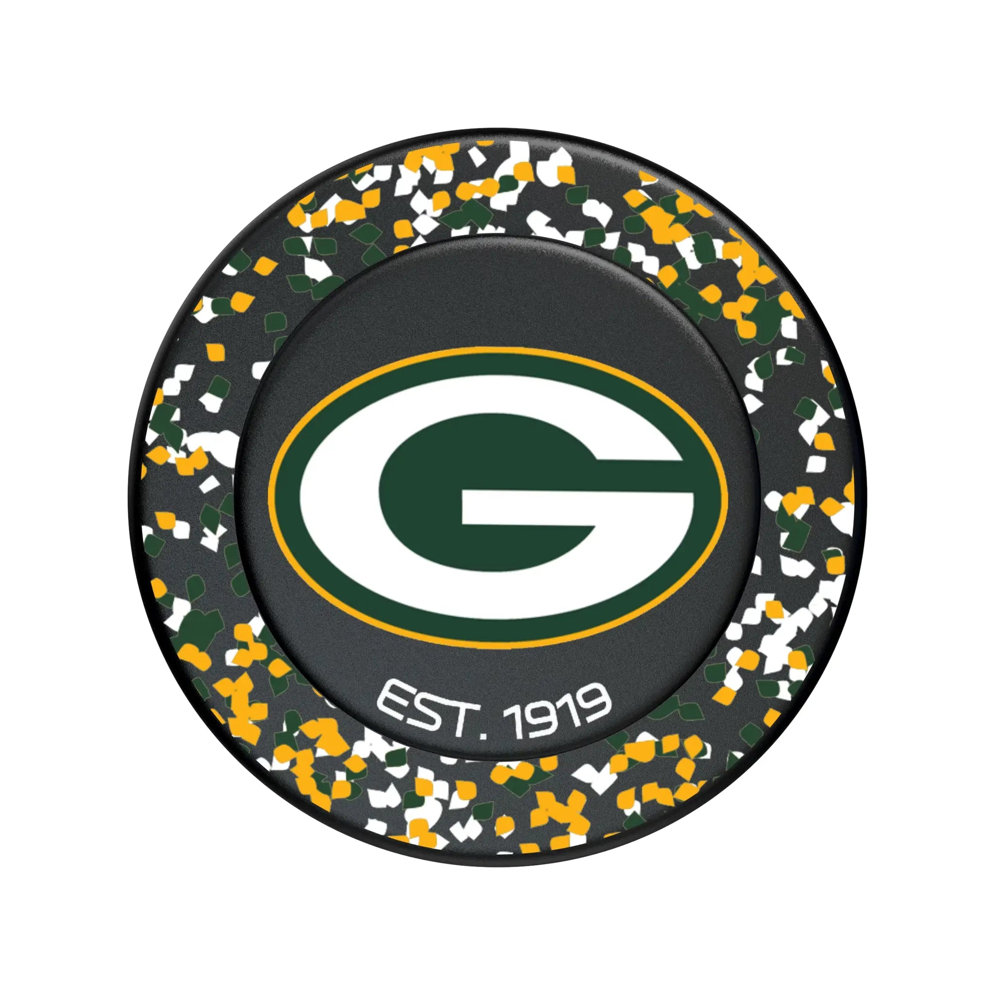 Green Bay Packers Confetti PopSockets Magnetic Phone Grip and Stand
