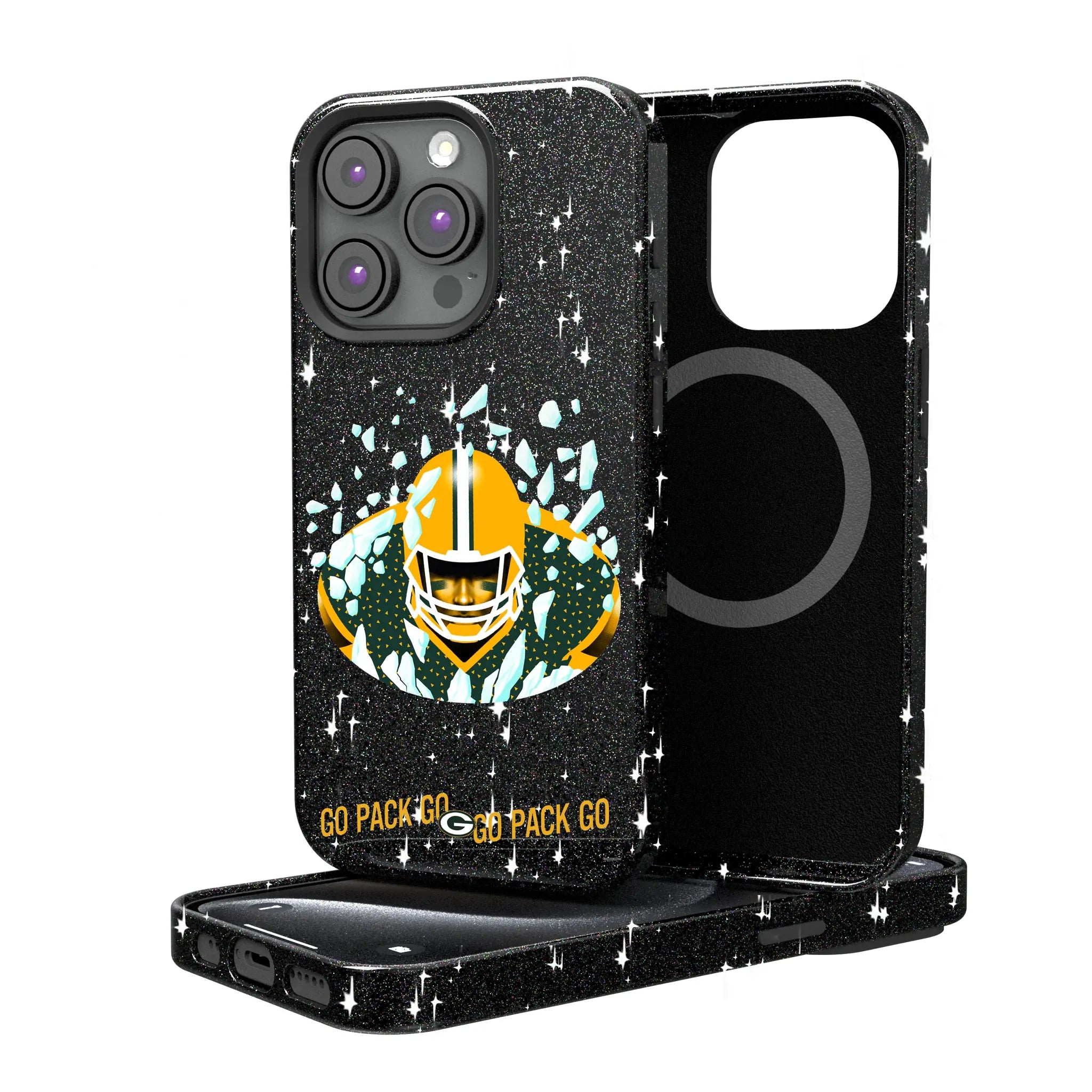 Green Bay Packers 2024 Illustrated Limited Edition Bling Phone Case