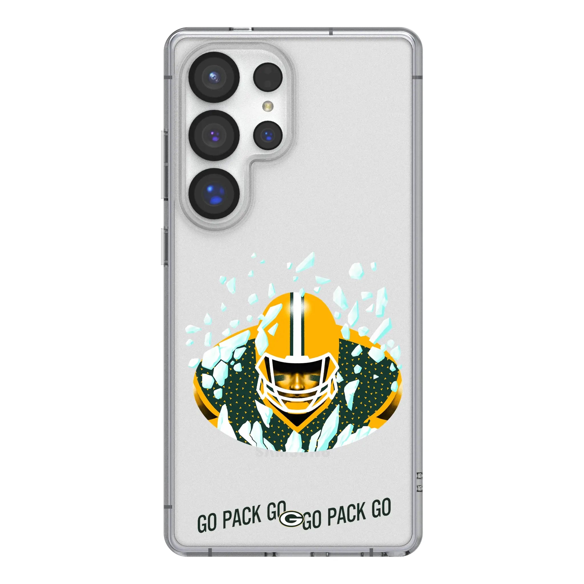 Green Bay Packers 2024 Edition Clear Phone Case for Samsung Galaxy
