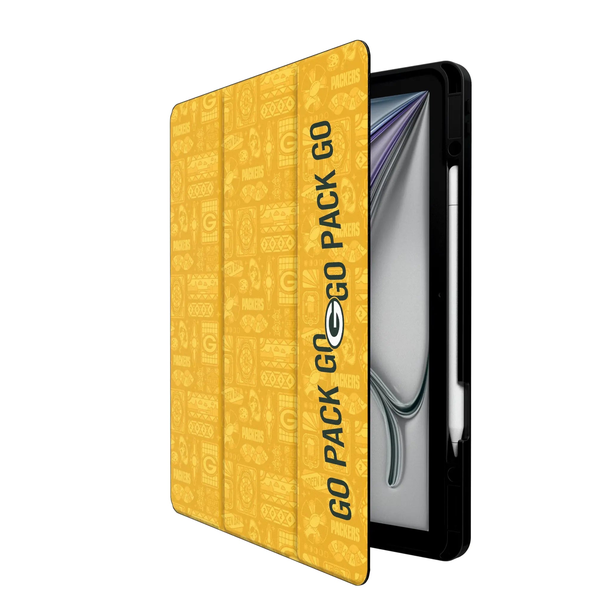 Green Bay Packers 2024 Illustrated Limited Edition Tablet Case for Apple iPad
