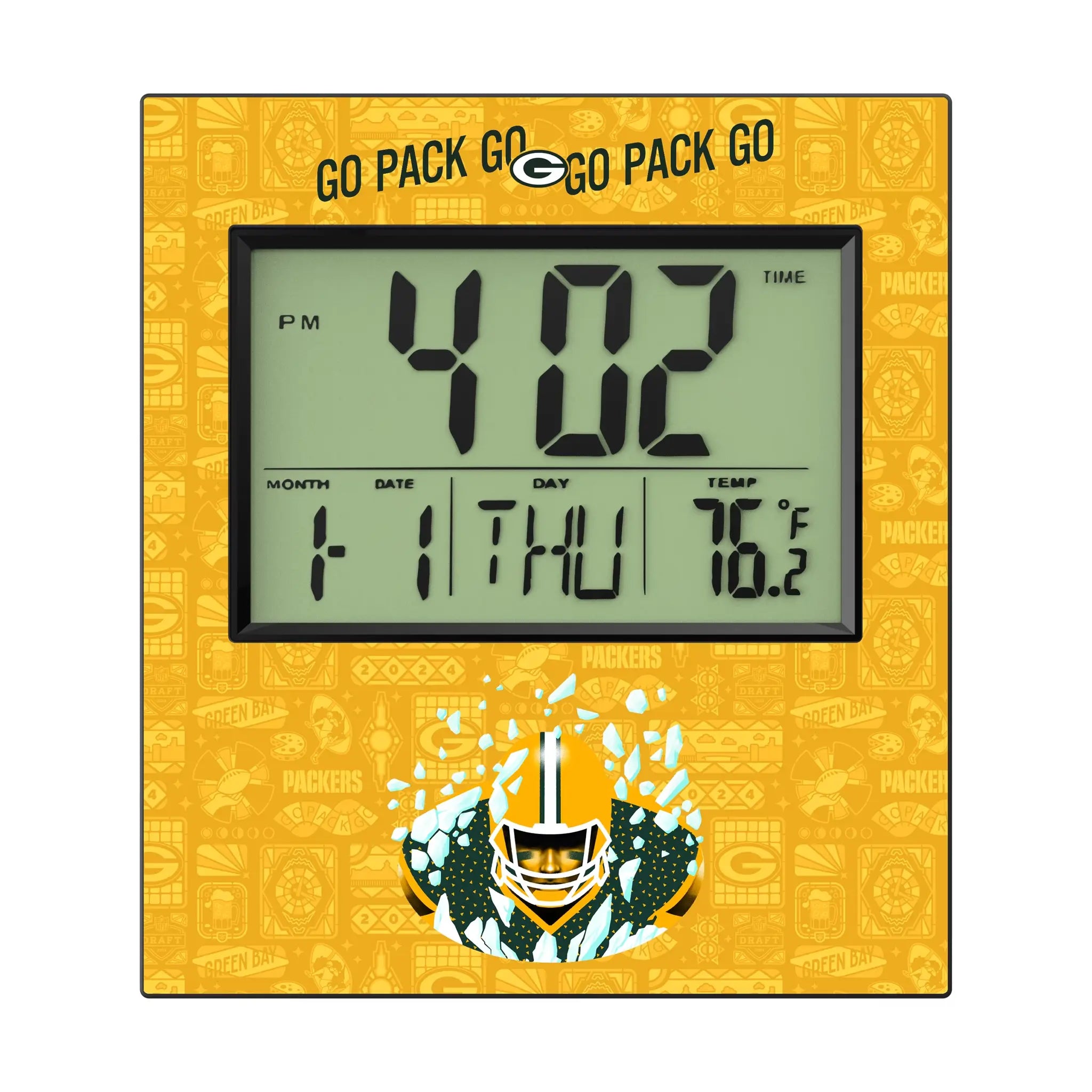 Green Bay Packers 2024 Edition Wall Clock