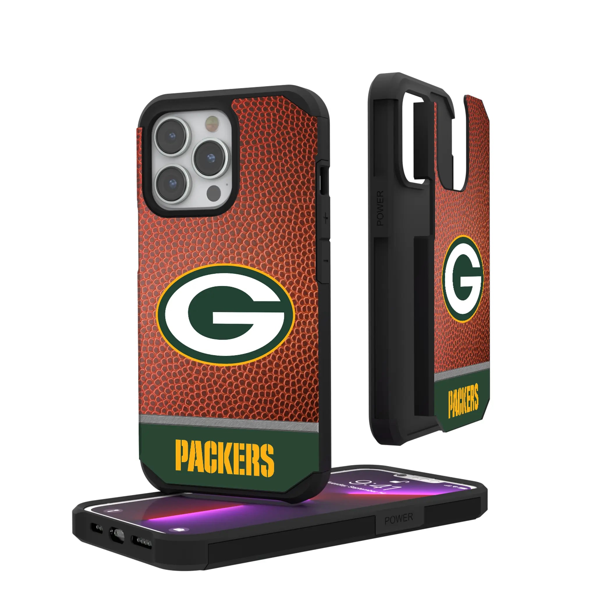 Green Bay Packers Football Wordmark Rugged Phone Case
