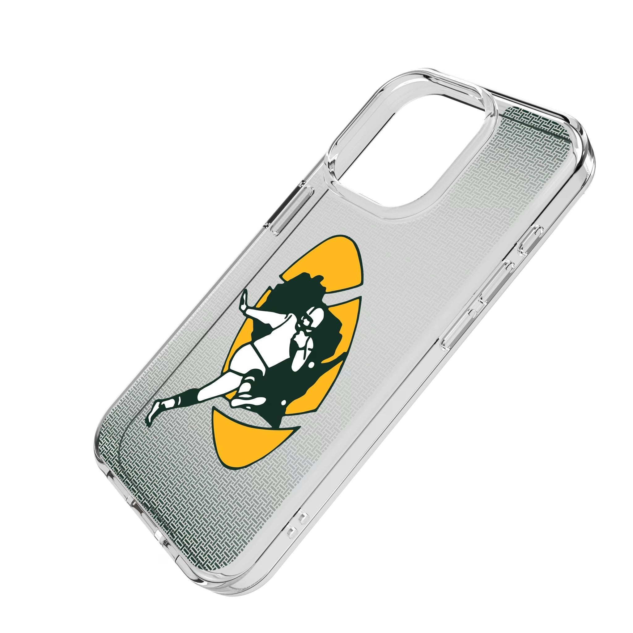 Green Bay Packers Historic Collection Linen Clear Phone Case for Apple iPhone