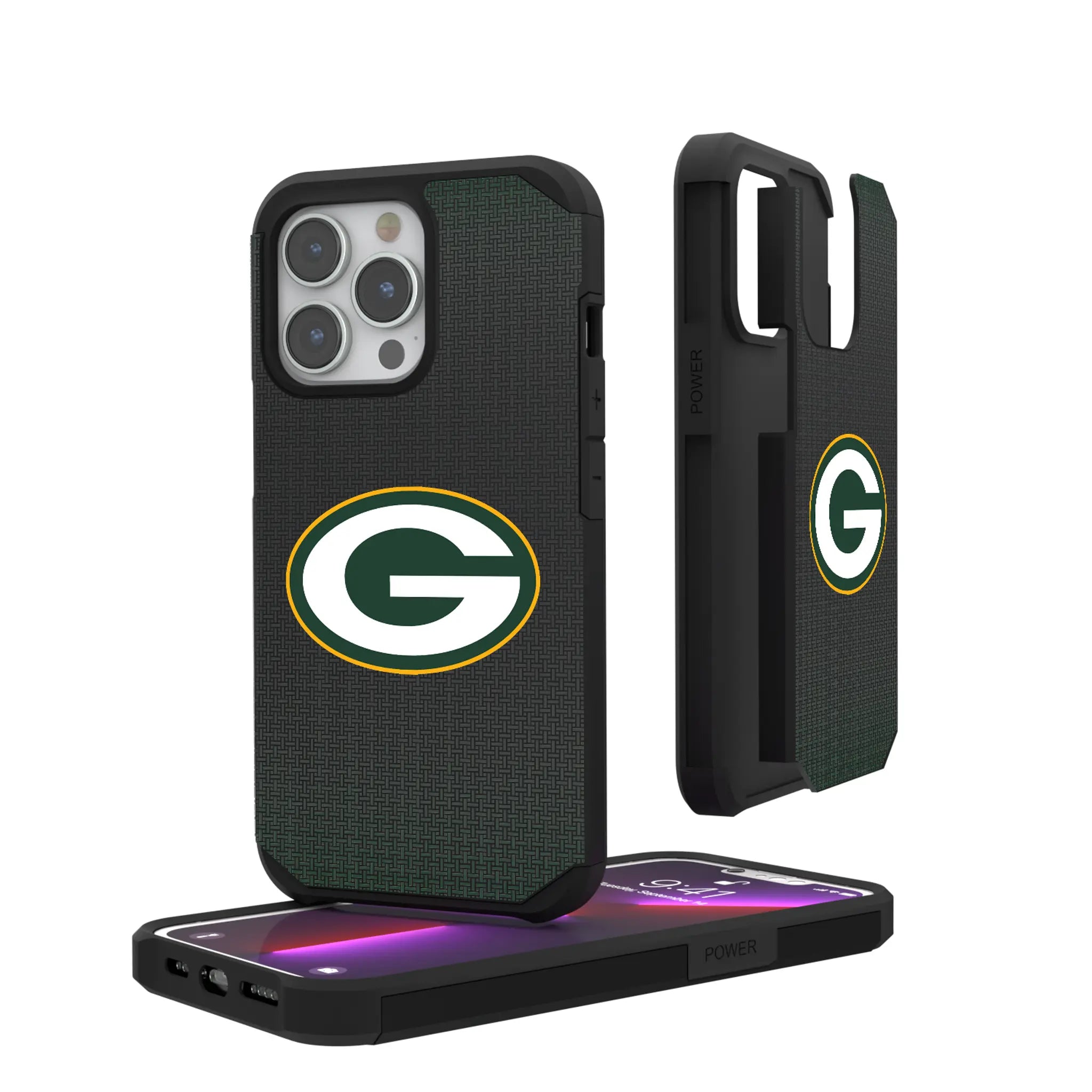 Green Bay Packers Linen Rugged Phone Case