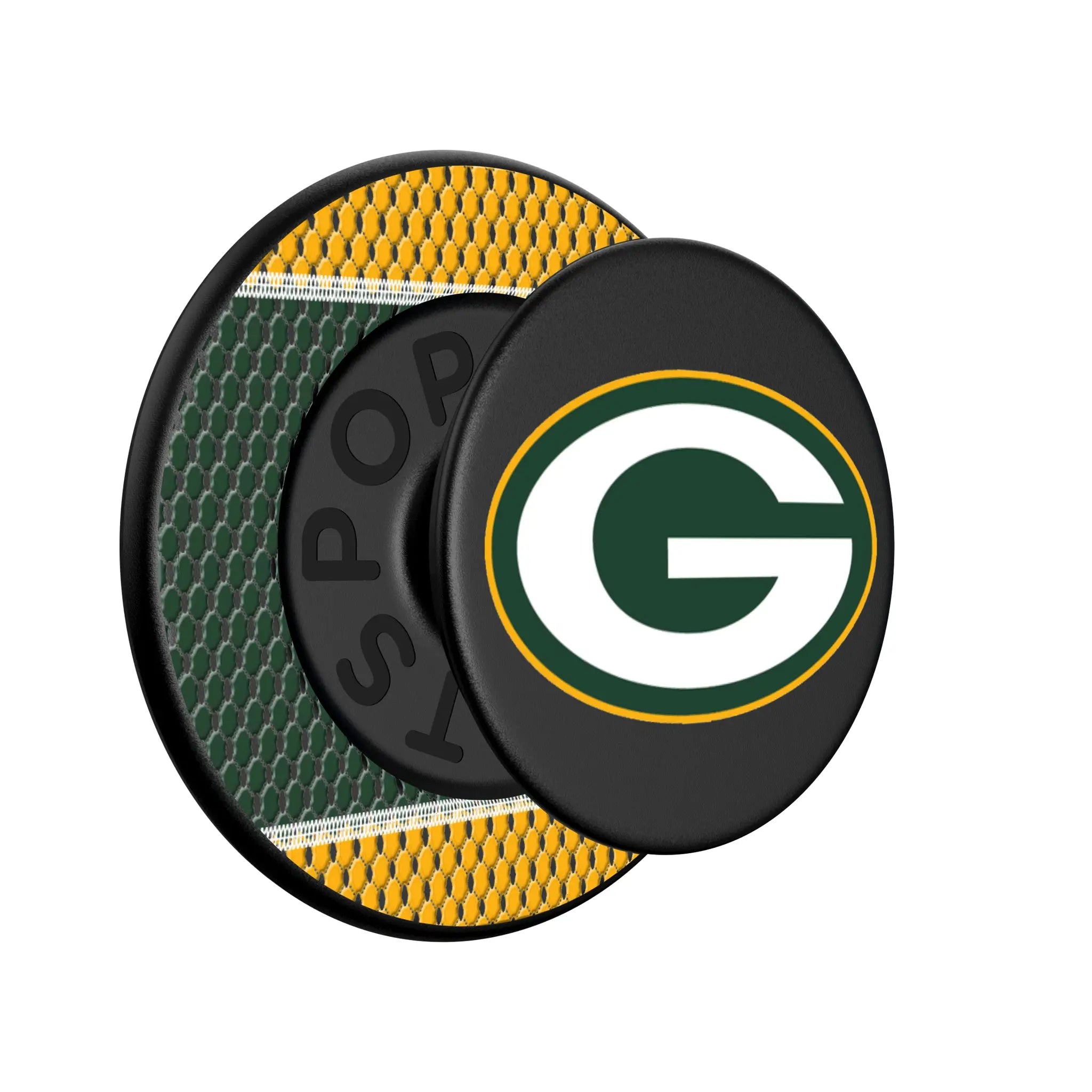 Green Bay Packers Mesh PopSockets Magnetic Phone Grip and Stand