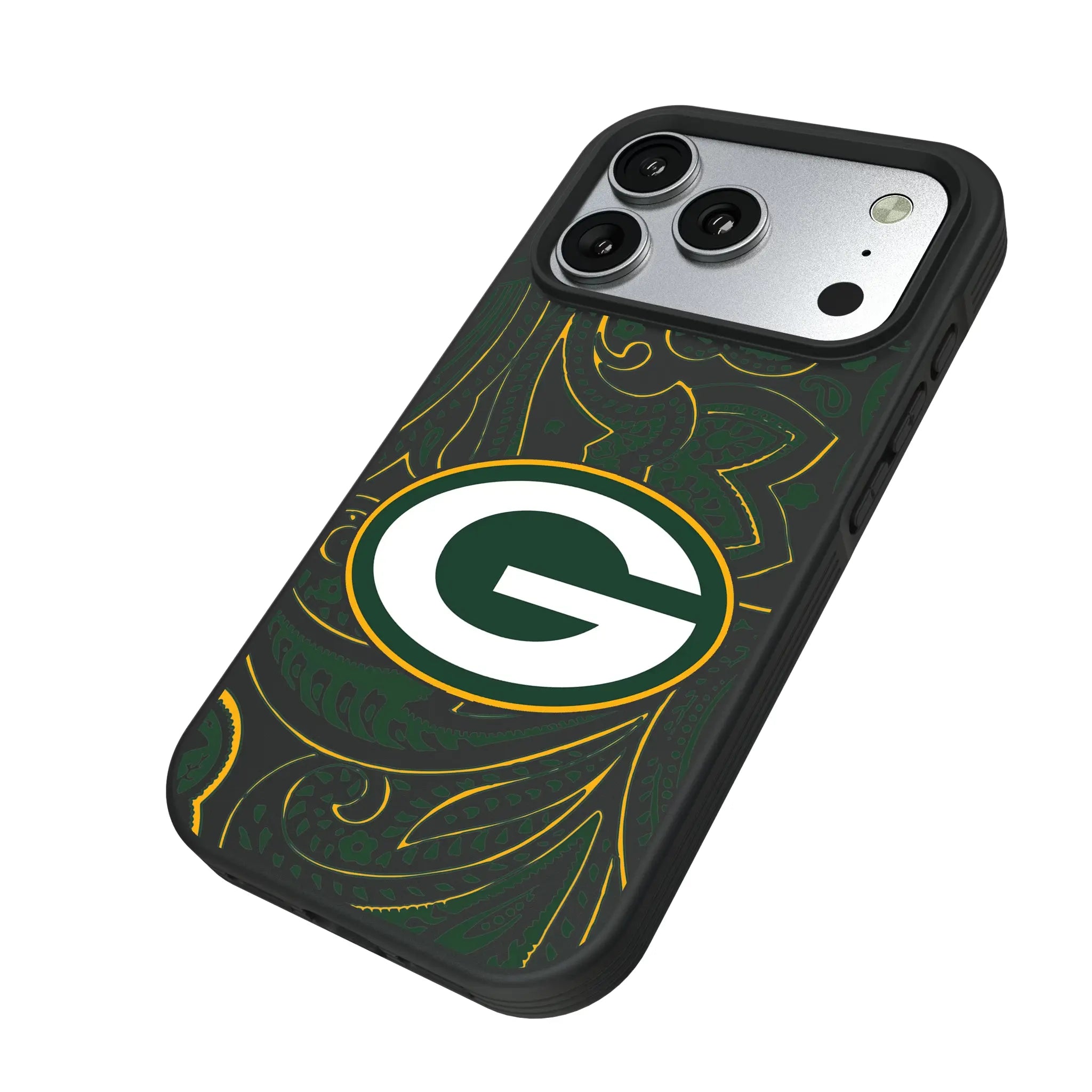 Green Bay Packers Paisley Bump Phone Case
