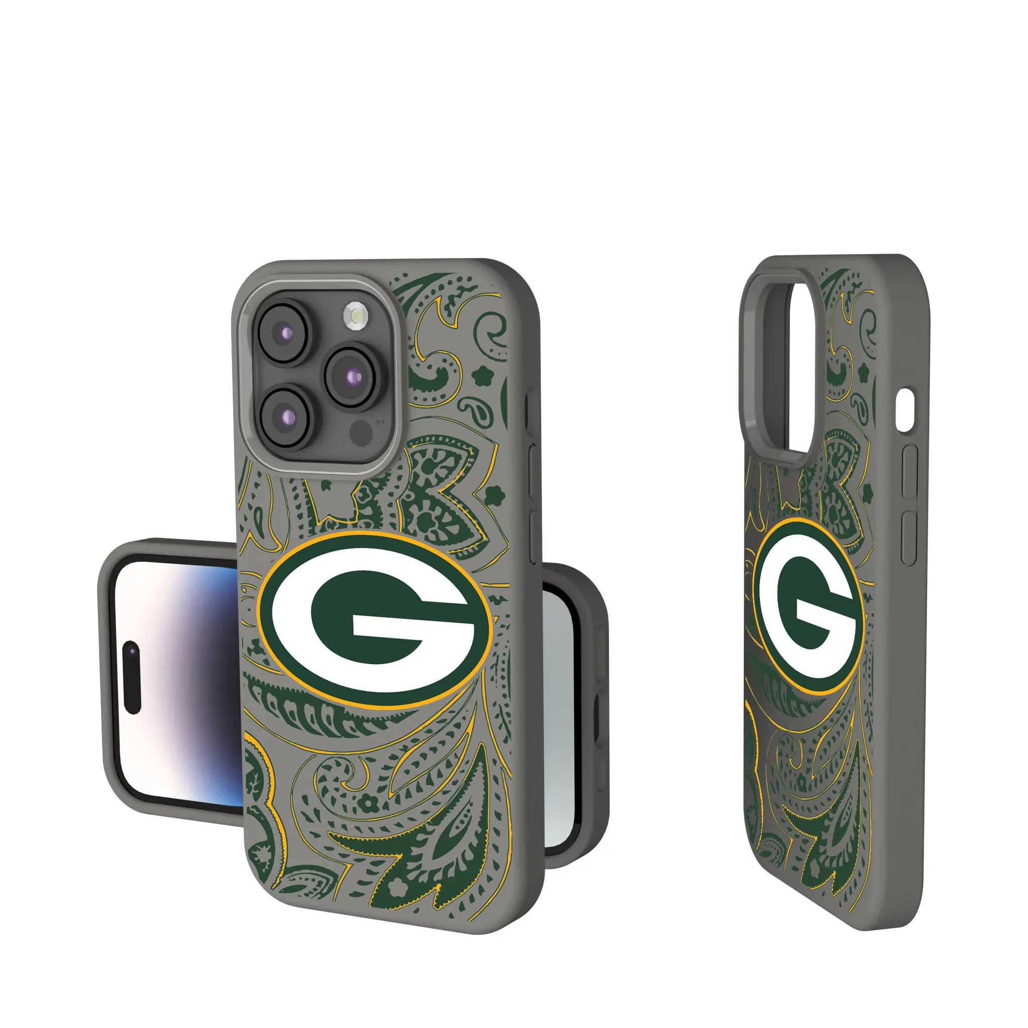 Green Bay Packers Paisley Soft Touch Phone Case
