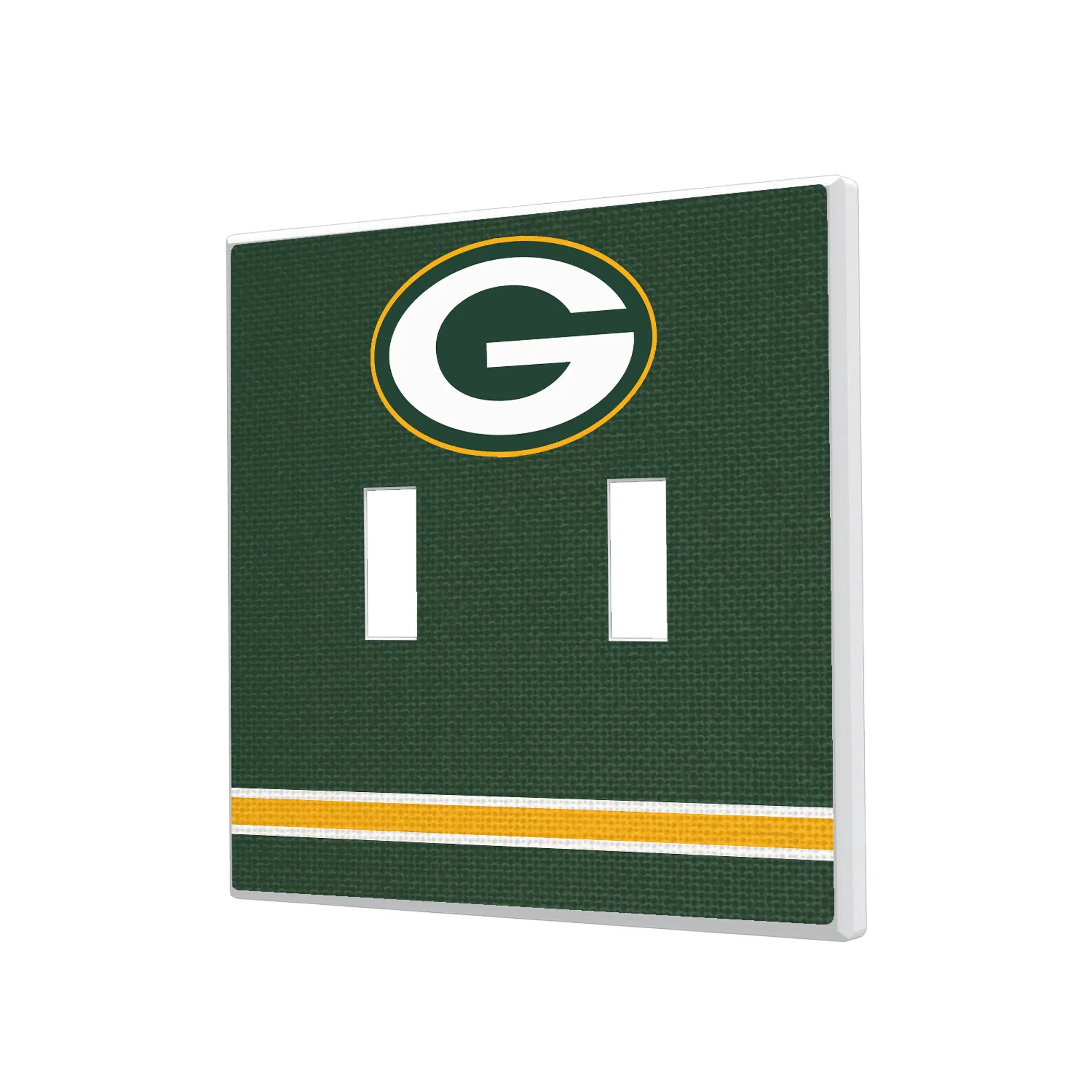 Green Bay Packers Stripe Hidden-Screw Light Switch Plate