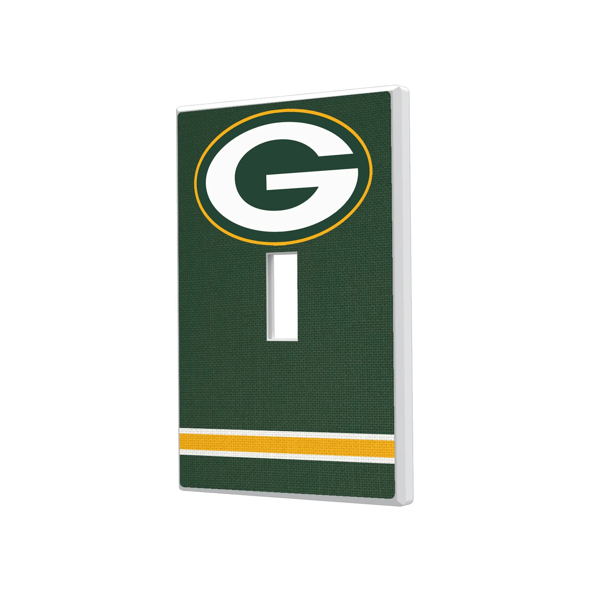 Green Bay Packers Stripe Hidden-Screw Light Switch Plate