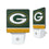 Green Bay Packers Stripe Night Light 2-Pack