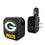 Green Bay Packers Text Backdrop 2 in 1 USB A/C Charger
