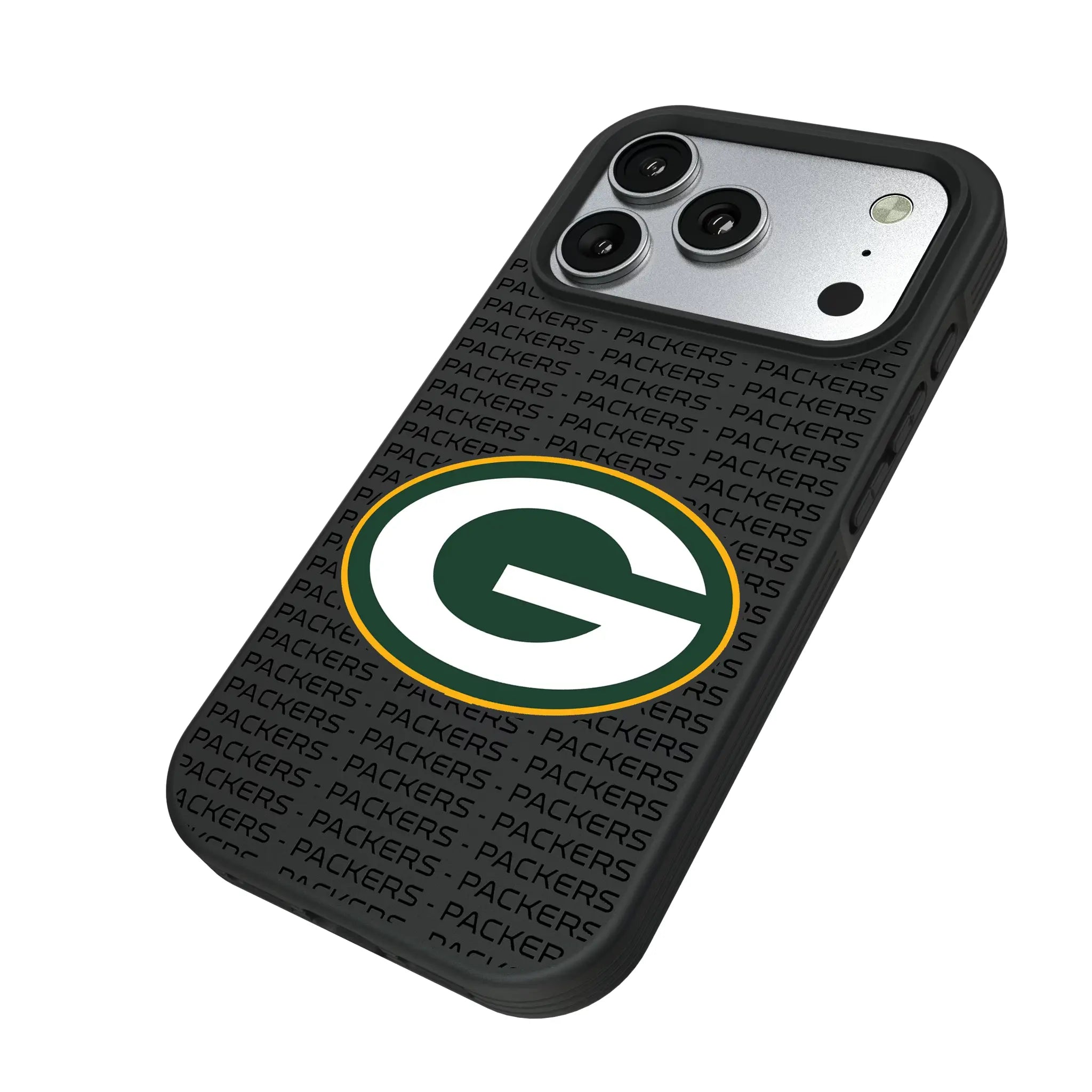 Green Bay Packers Text Backdrop Bump Phone Case