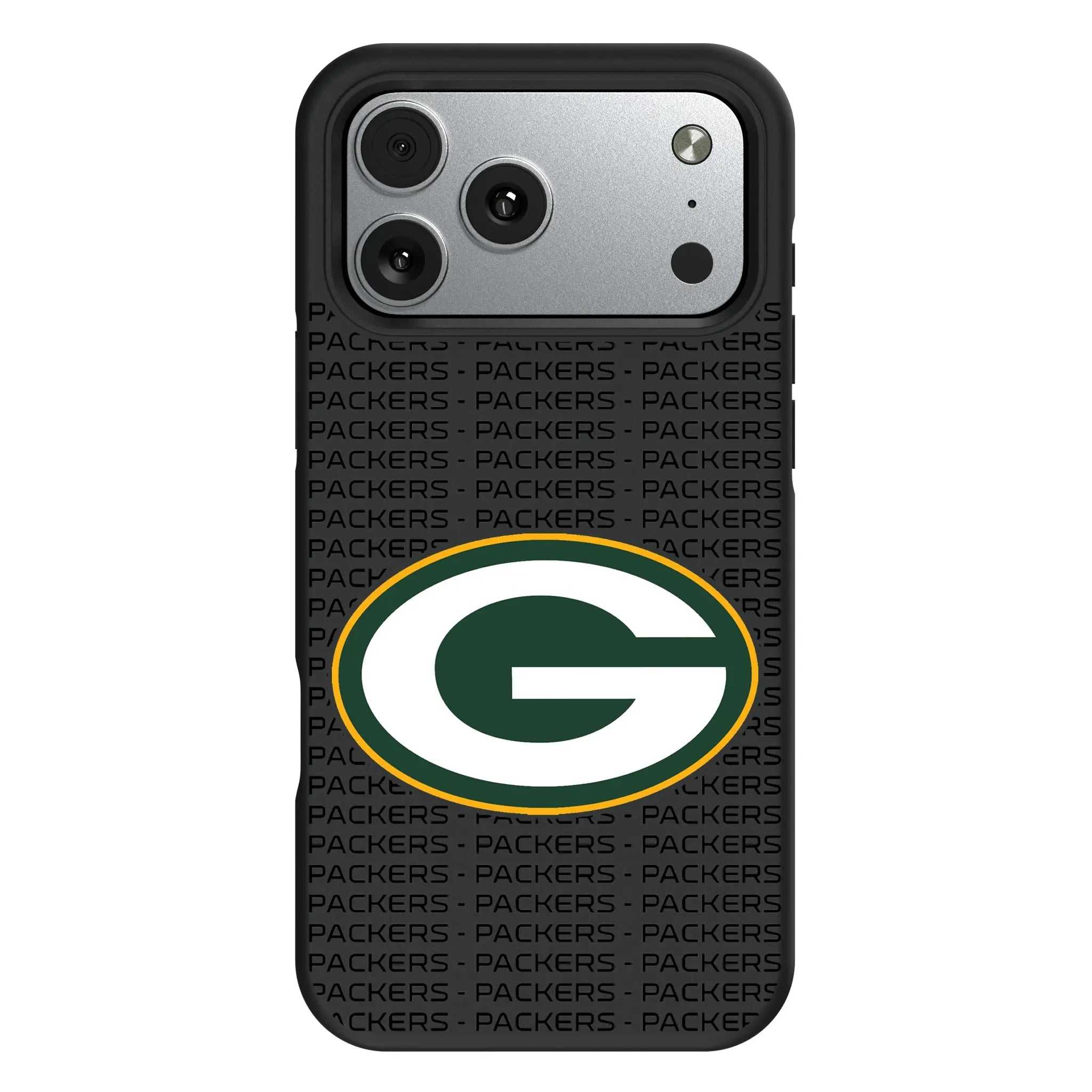 Green Bay Packers Text Backdrop Bump Phone Case