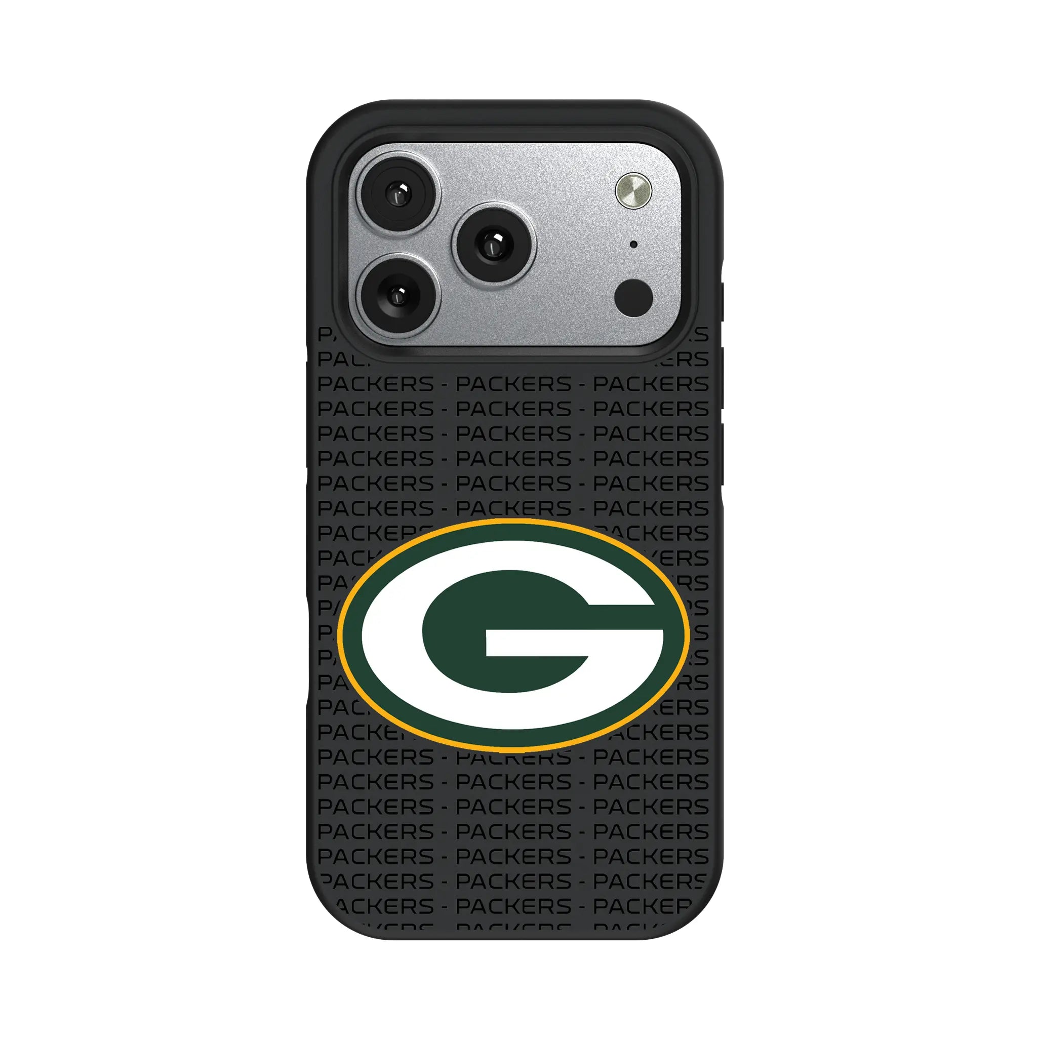 Green Bay Packers Text Backdrop Bump Phone Case