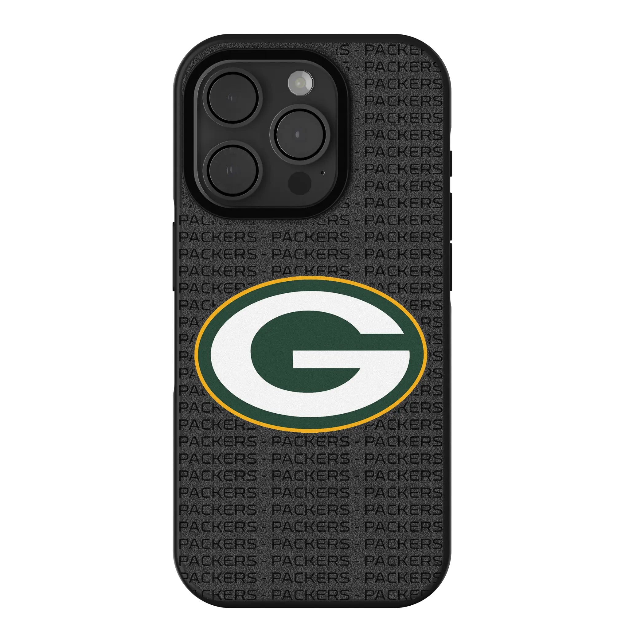 Green Bay Packers Text Backdrop Bump Phone Case