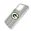 Green Bay Packers Text Backdrop Clear Phone Case for Apple iPhone