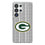 Green Bay Packers Text Backdrop Clear Phone Case for Samsung Galaxy