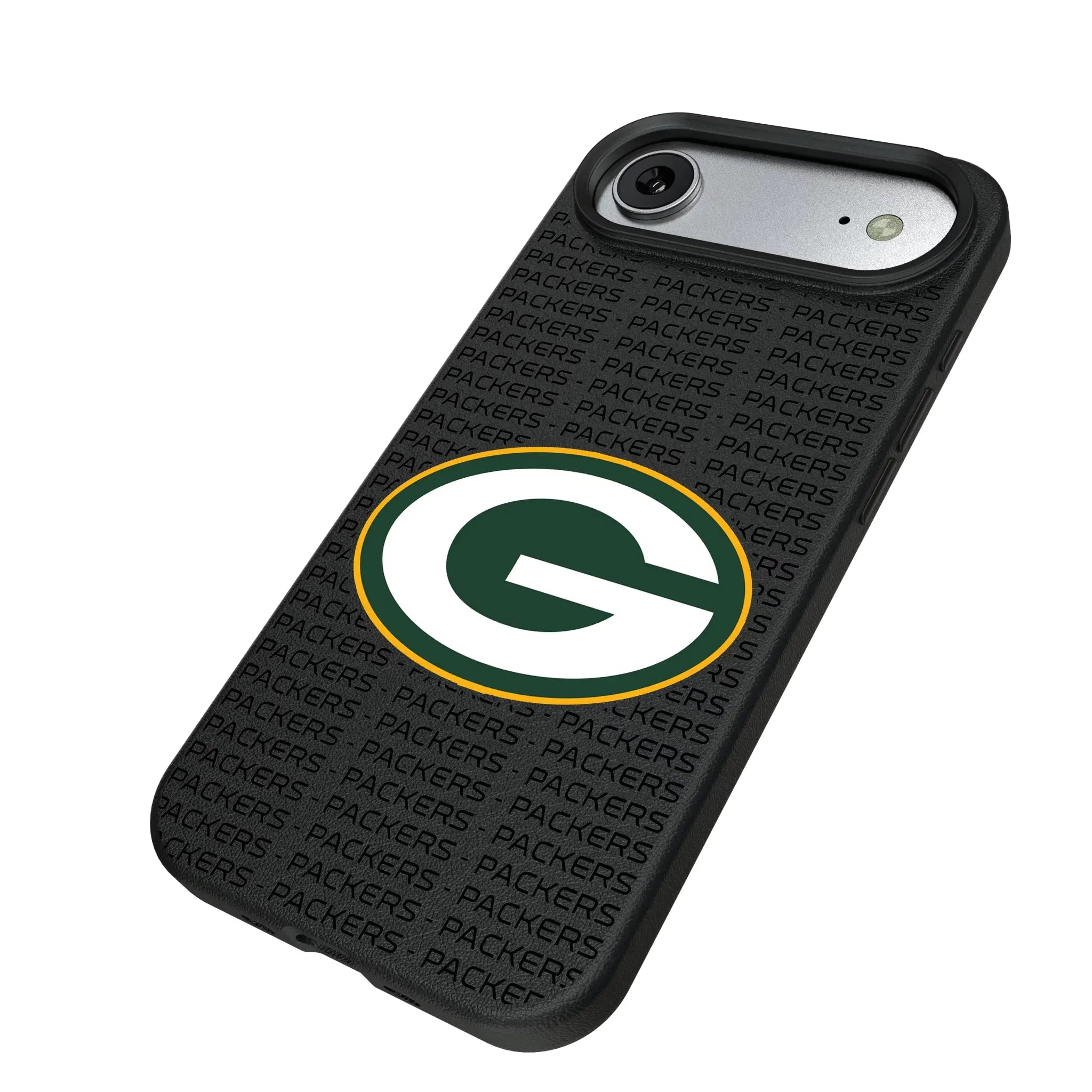 Green Bay Packers Text Backdrop MagSafe Compatible Phone Case for Apple iPhone