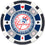 New York Yankees 100 Piece Poker Chips - 757 Sports Collectibles