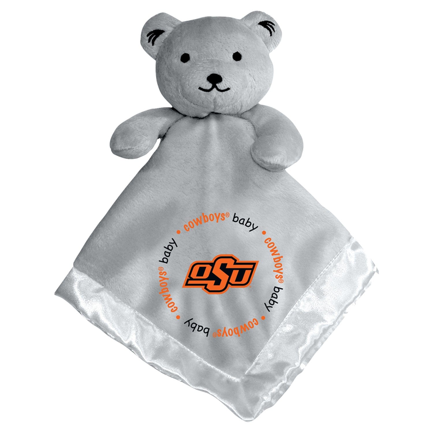 Oklahoma State Cowboys Security Bear - Gray - Sports Gifts, Sports Memorabilia, Sports Collectibles, Fan Shop