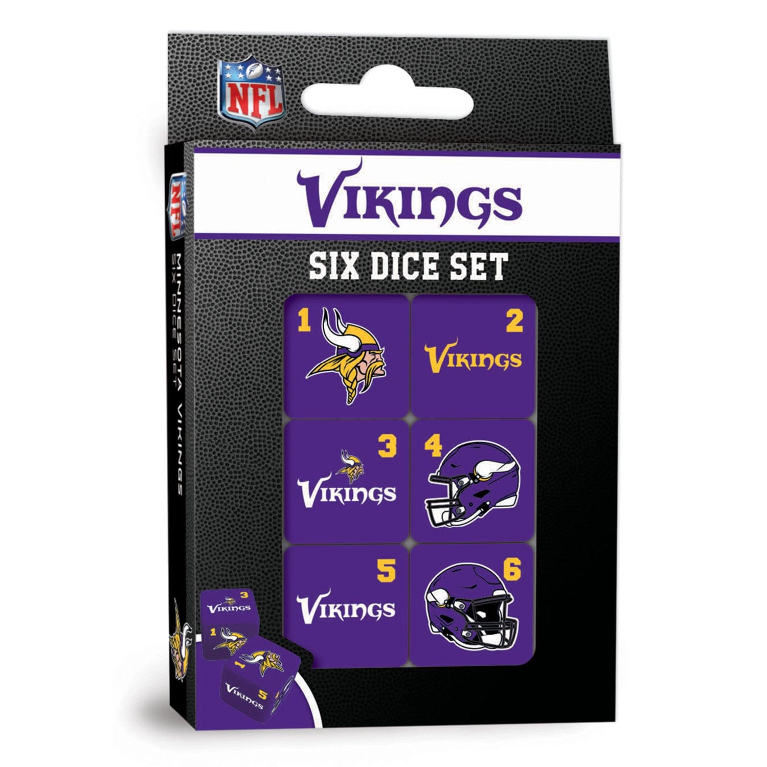Minnesota Vikings Official NFL Dice Set - Sports Gifts, Sports Memorabilia, Sports Collectibles, Fan Shop