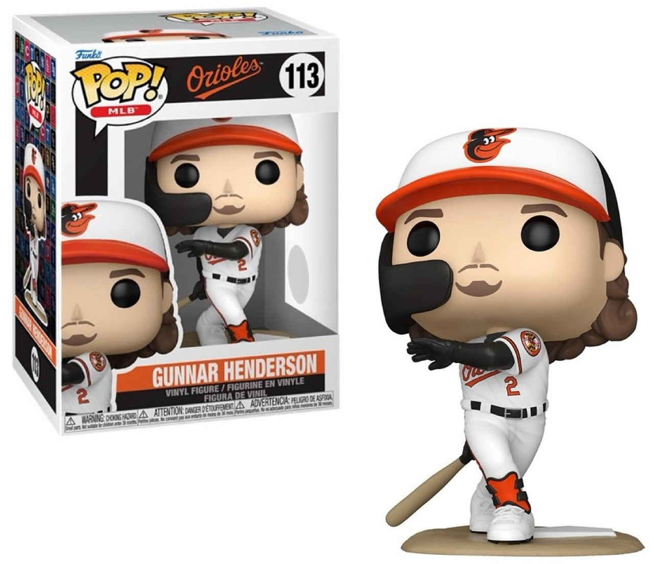 Gunnar Henderson (Baltimore Orioles) MLB Funko Pop! - Sports Collectibles, Sports Memorabilia, Sports Fan Shop, Sports Gifts
