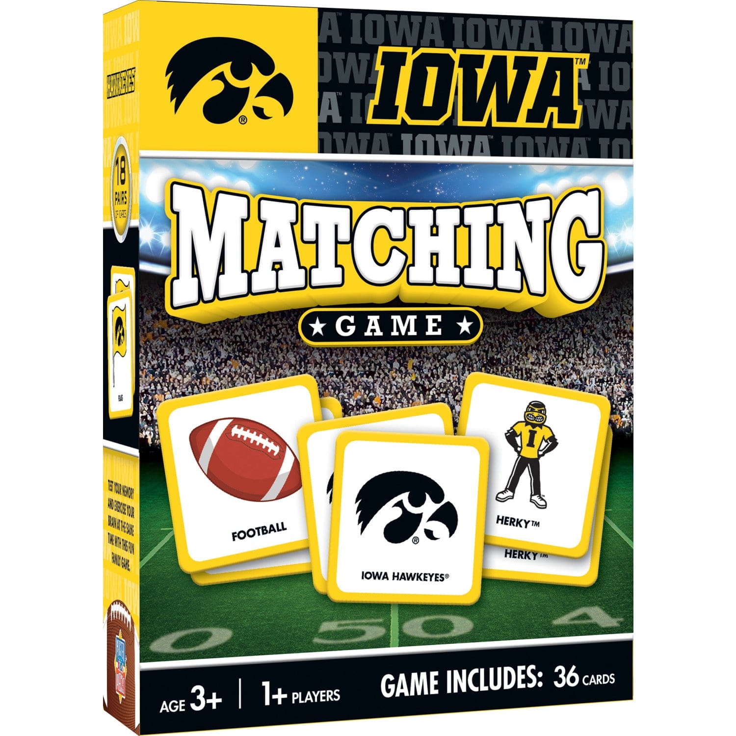 Iowa Hawkeyes Memory Matching Game - Sports Gifts, Sports Memorabilia, Sports Collectibles, Fan Shop