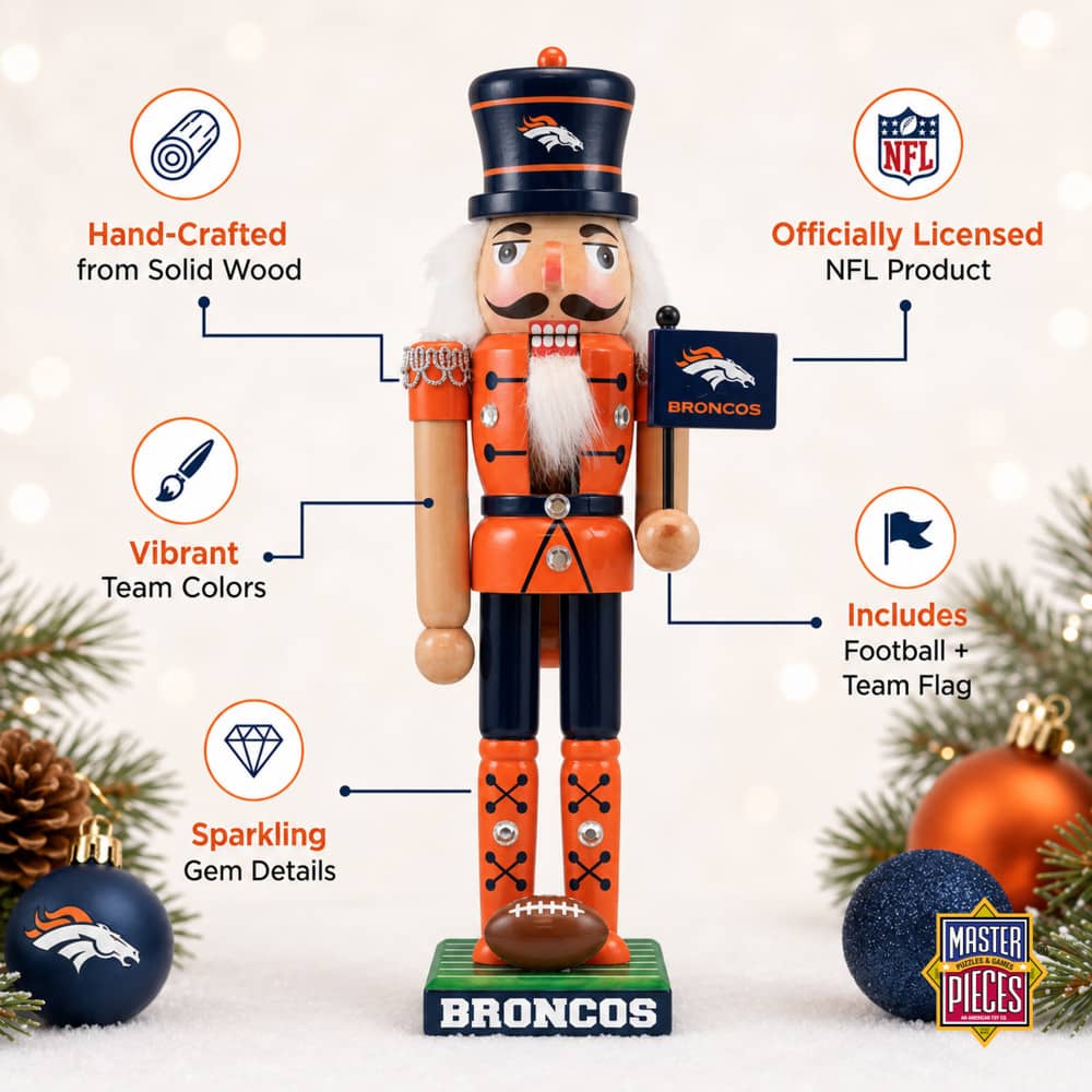 Denver Broncos Collectible Nutcracker