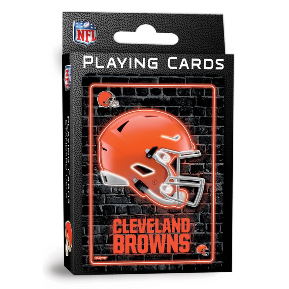 Cleveland Browns Neon Playing Cards - 54 Card Deck