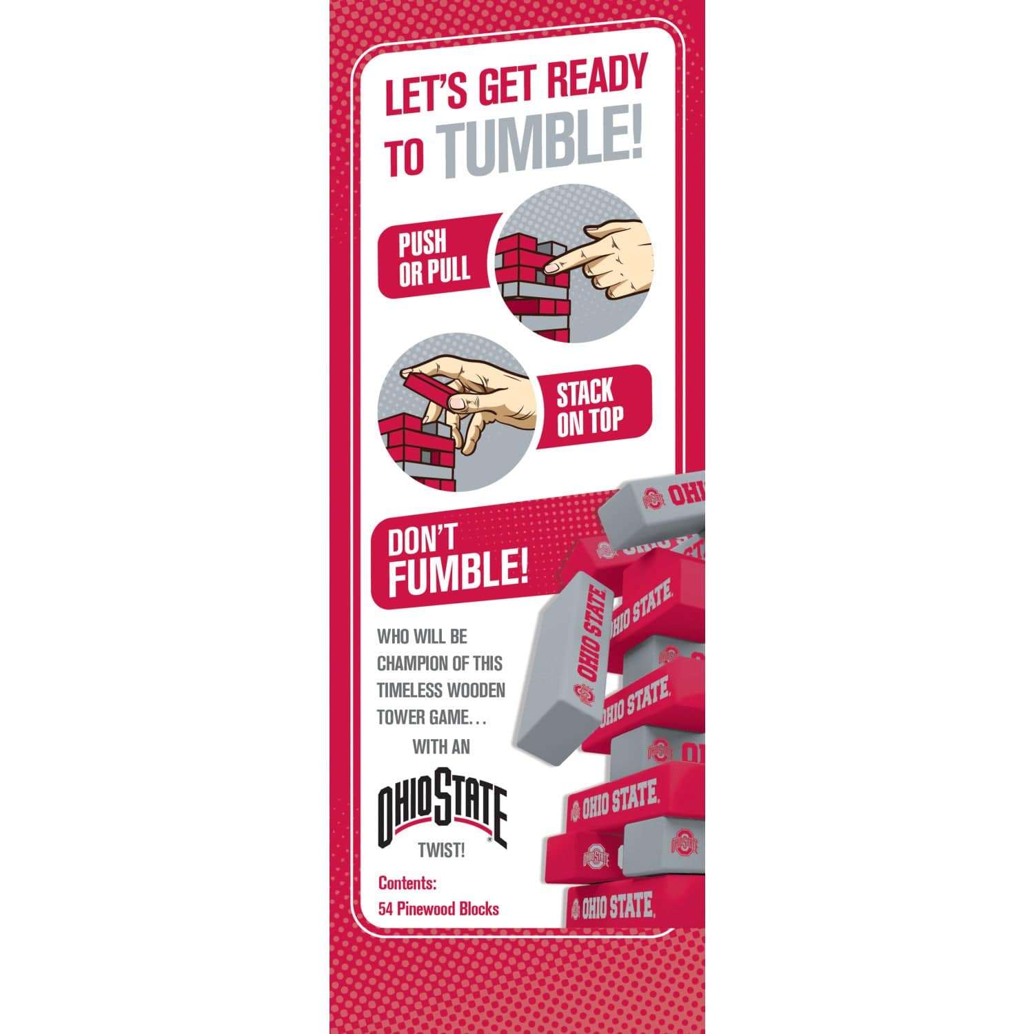 Ohio State Buckeyes Stacking Game - Sports Gifts, Sports Memorabilia, Sports Collectibles, Fan Shop