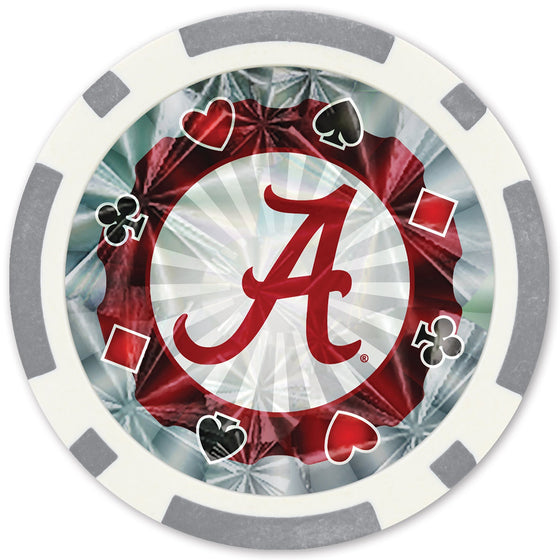 Alabama Crimson Tide 20 Piece Poker Chips - 757 Sports Collectibles