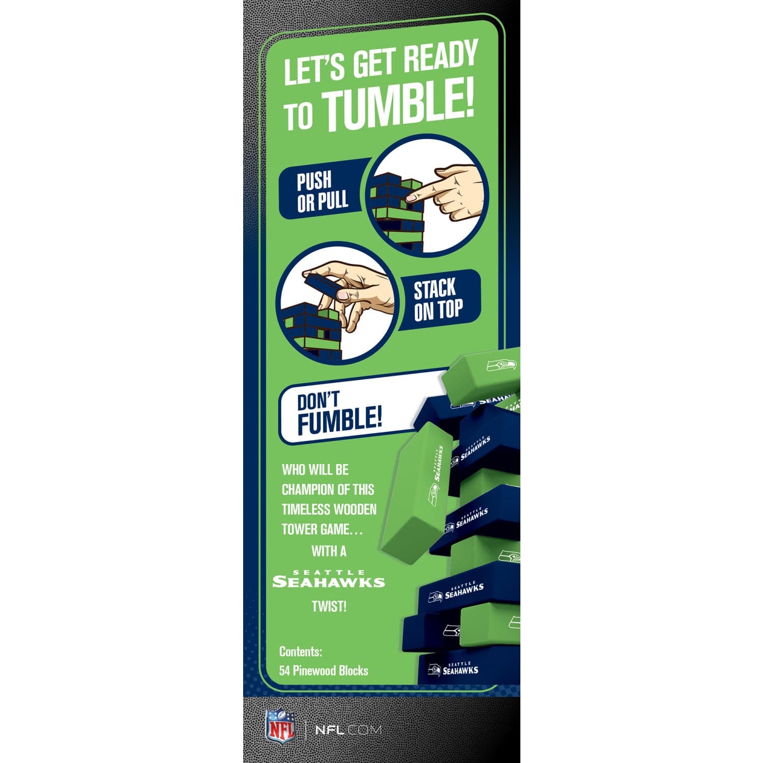Seattle Seahawks Stacking Tower