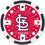 St. Louis Cardinals 100 Piece Poker Chip Set - Sports Gifts, Sports Memorabilia, Sports Collectibles, Fan Shop