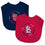 St. Louis Cardinals Baby Bibs 2-Pack - Red & Navy - Sports Gifts, Sports Memorabilia, Sports Collectibles, Fan Shop