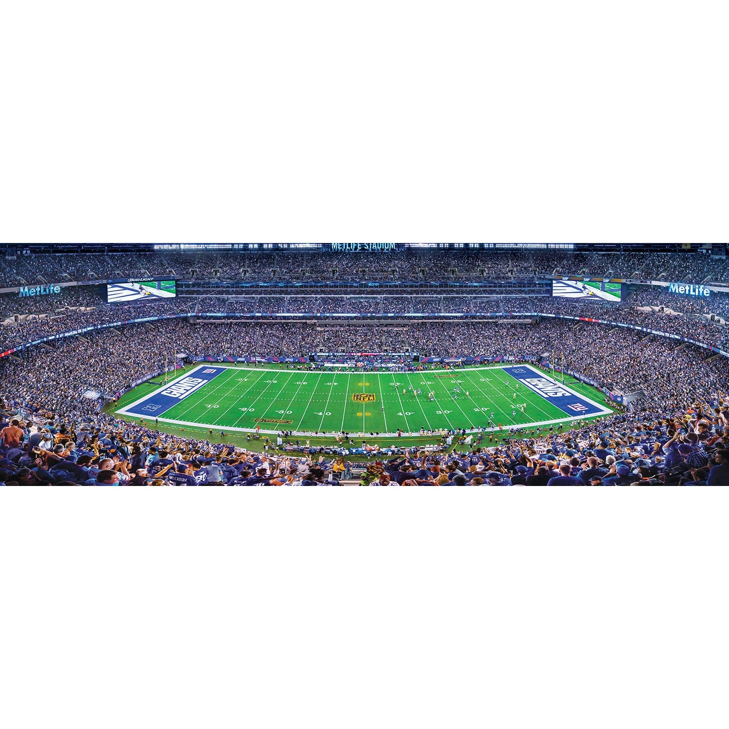 New York Giants 1000 Piece Panoramic Jigsaw Puzzle - Sports Gifts, Sports Memorabilia, Sports Collectibles, Fan Shop