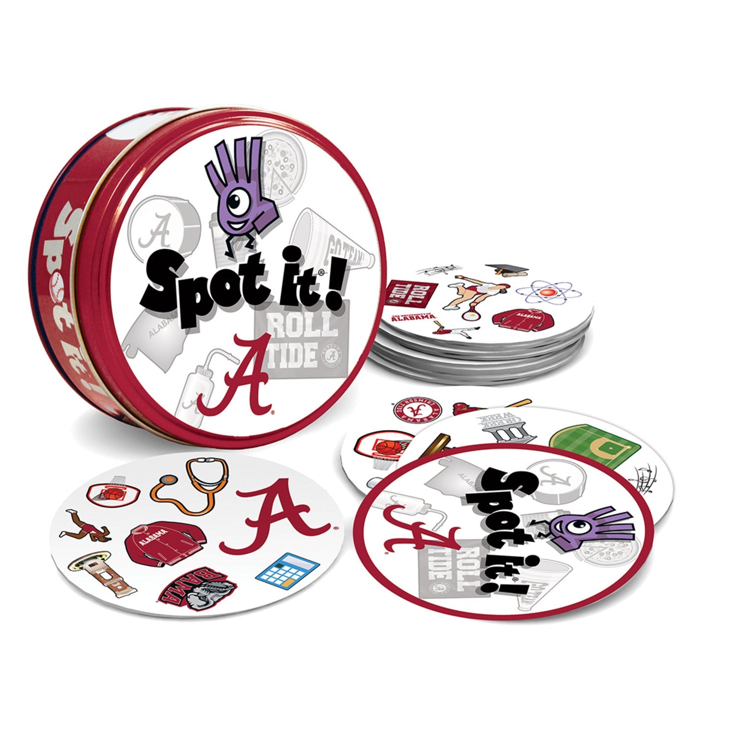 Alabama Crimson Tide Spot It! Card Game - 757 Sports Collectibles