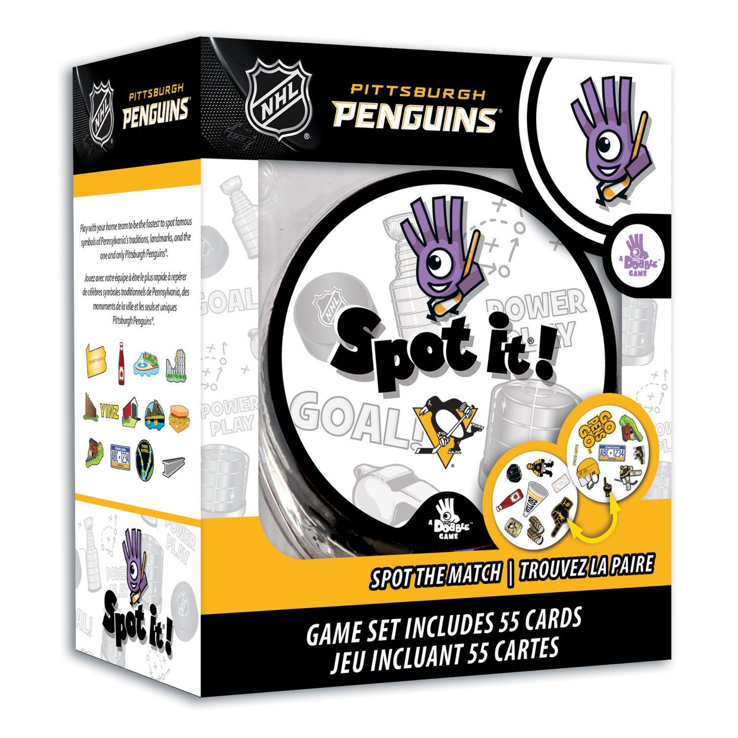 Pittsburgh Penguins Spot It! Card Game - 757 Sports Collectibles