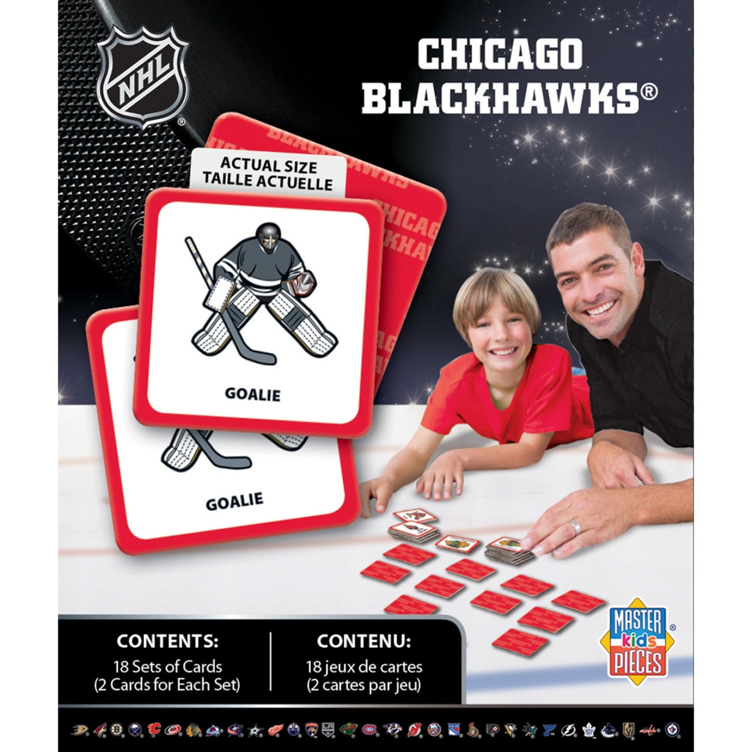 Chicago Blackhawks Memory Matching Game - Sports Gifts, Sports Memorabilia, Sports Collectibles, Fan Shop