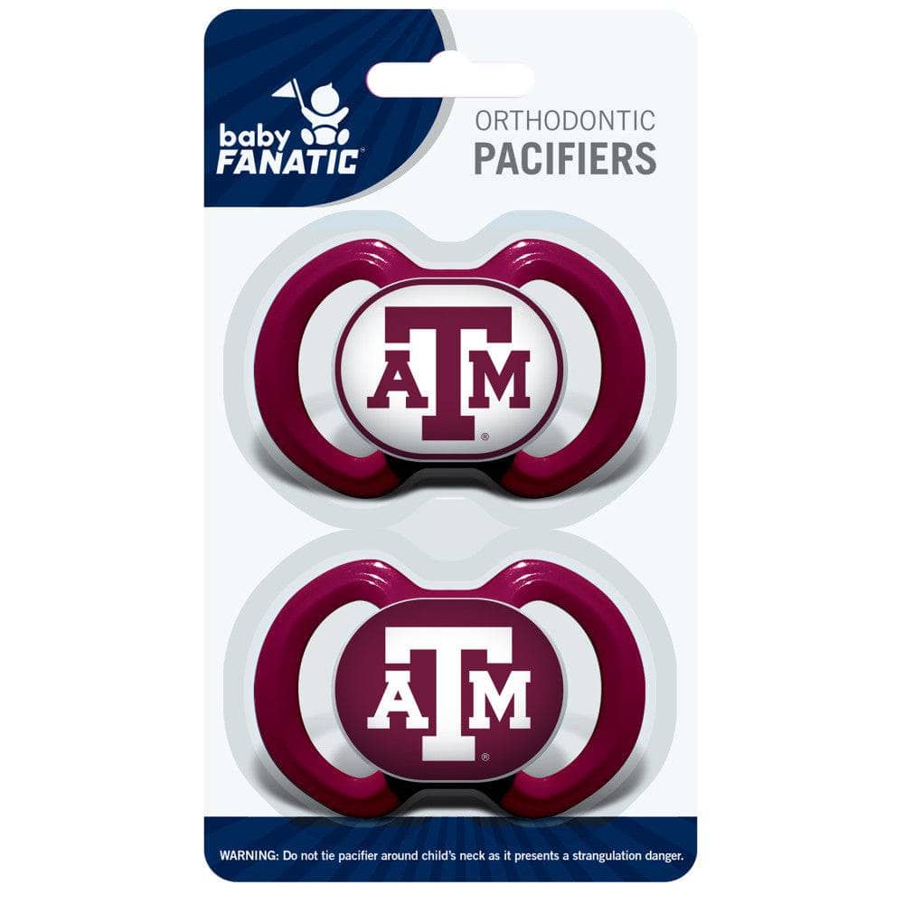 Texas A&M Aggies Pacifier Set - 2-Pack - Sports Gifts, Sports Memorabilia, Sports Collectibles, Fan Shop