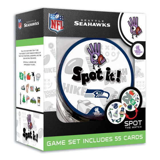 Seattle Seahawks Spot It! Card Game - 757 Sports Collectibles