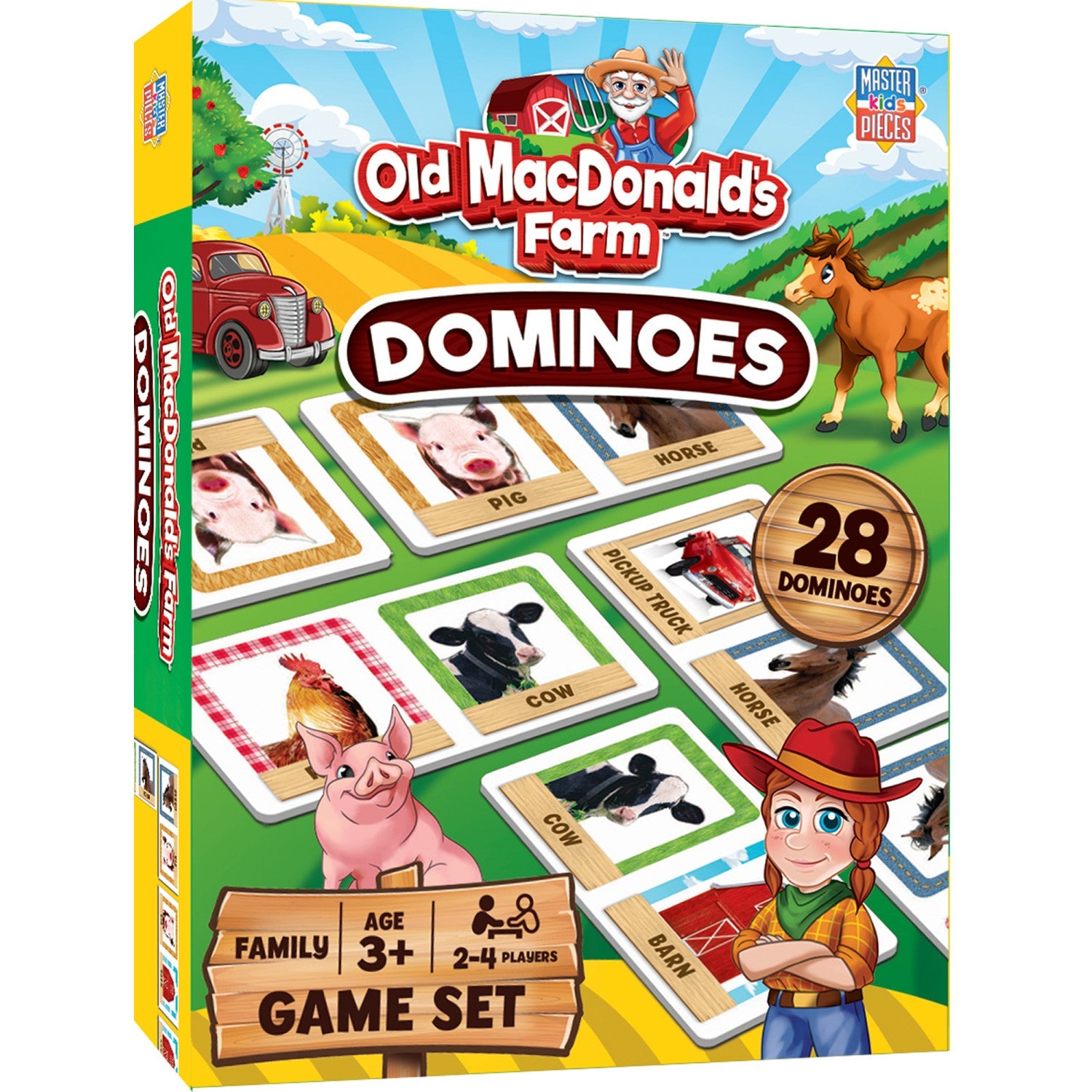 Old MacDonald's Farm Picture Dominoes - 757 Sports Collectibles