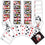 Nebraska Cornhuskers Neon Playing Cards - 54 Card Deck