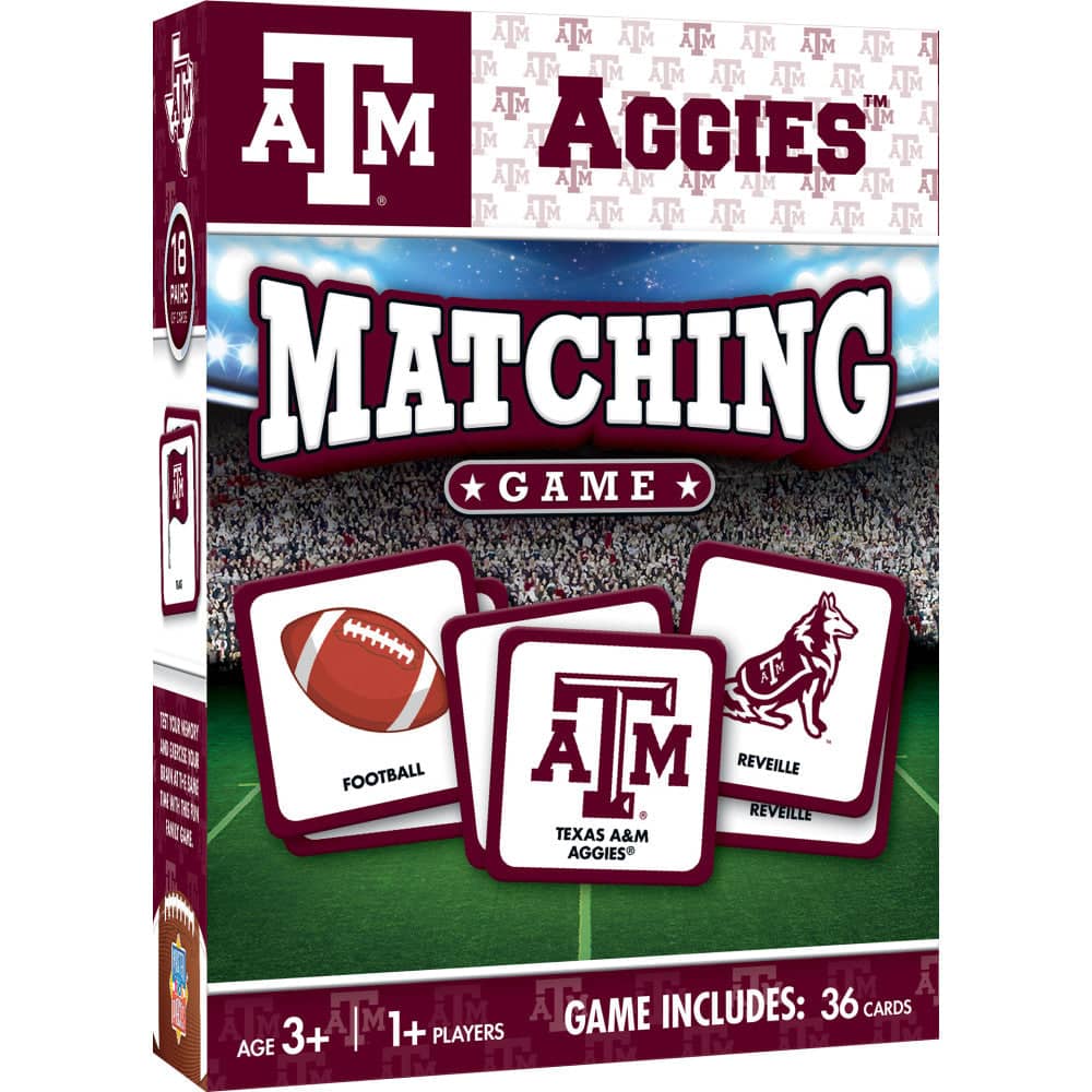 Texas A&M Aggies Memory Matching Game - Sports Gifts, Sports Memorabilia, Sports Collectibles, Fan Shop